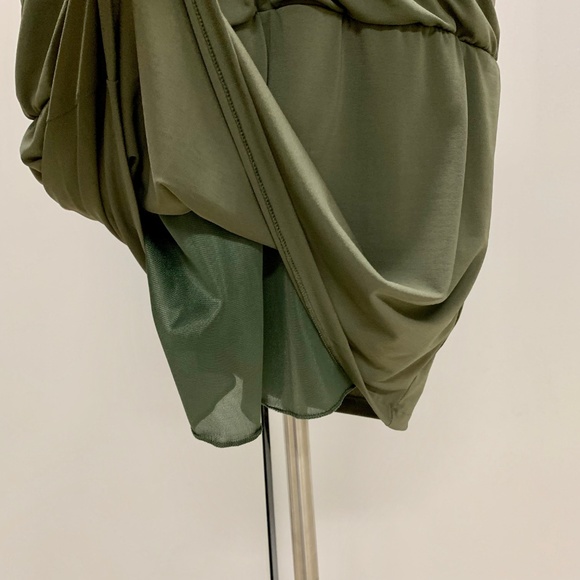 Mini Dress Halter Twisted Knot Top Tight Skirt - Picture 5 of 7